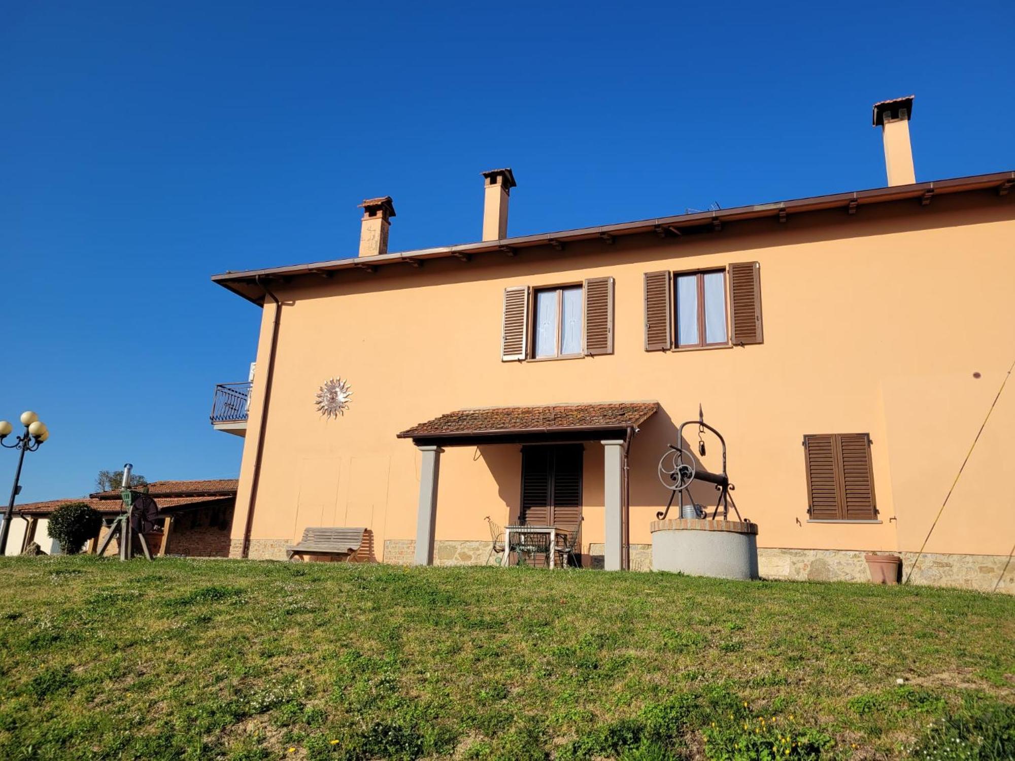Villa Il Casale Di Lucullo Lucignano Exterior foto